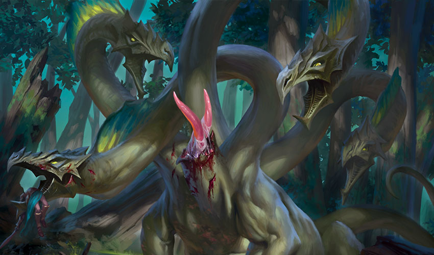 Hidra Faminta | Arte de: Daarken